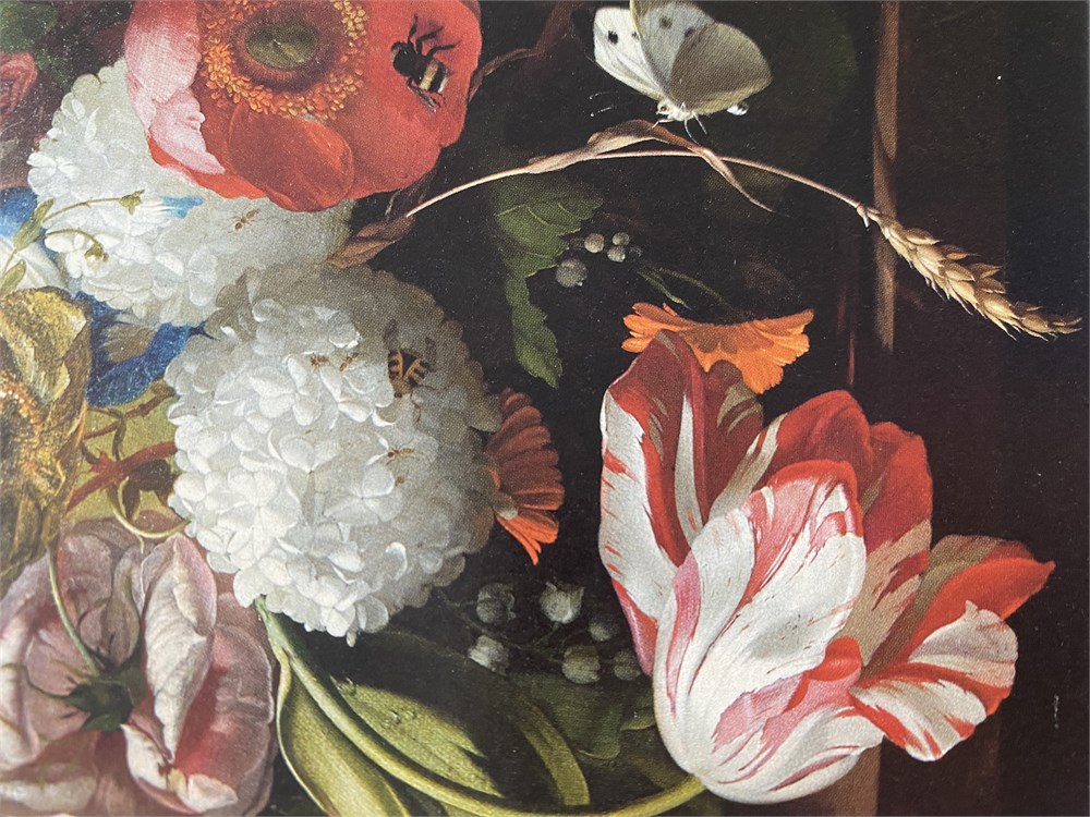 Peinture de fleurs aux glacis