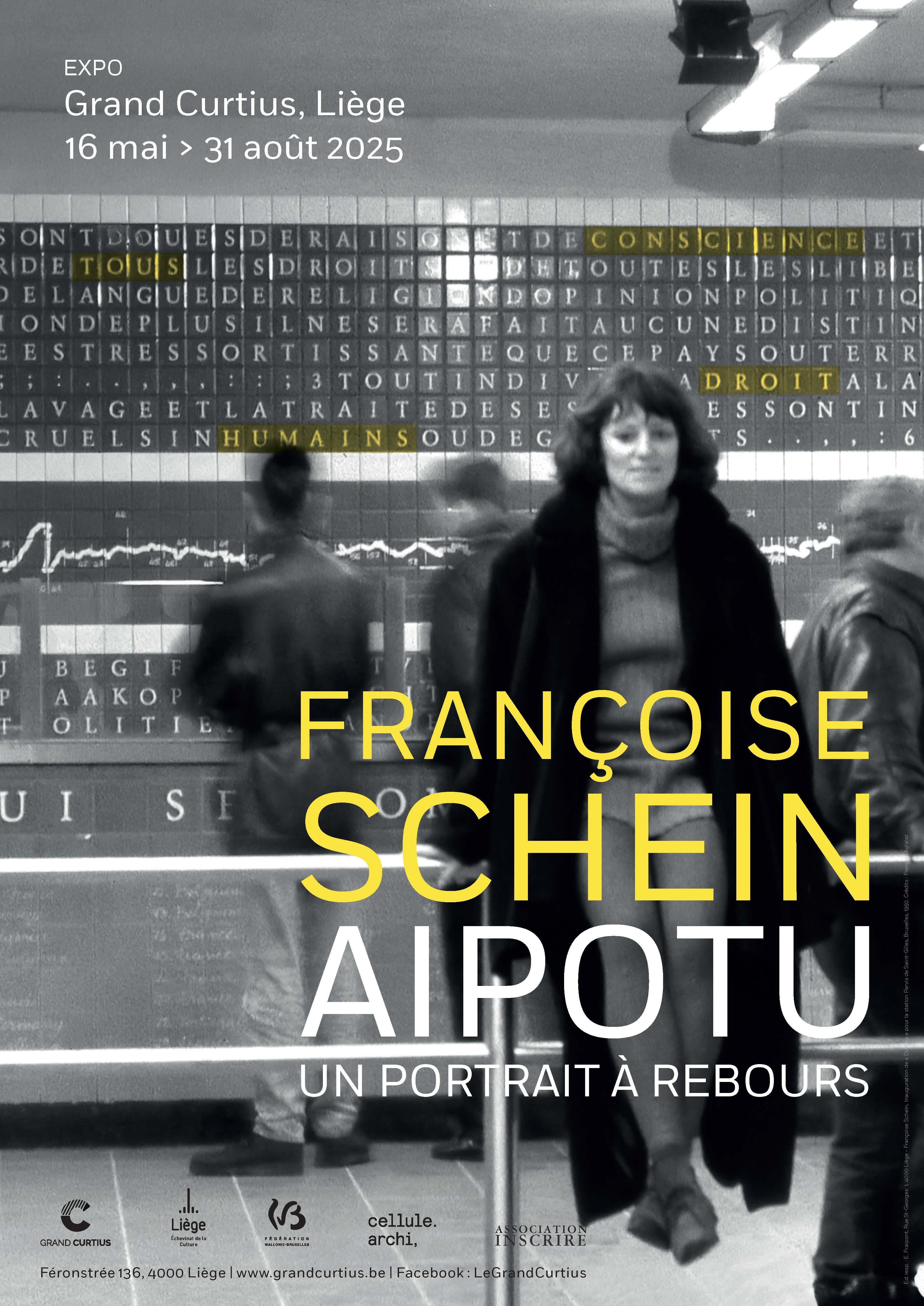 Affiche AIPOTU - Expo Françoise Schein